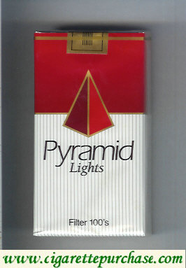 Pyramid Lights Filter 100s cigarettes soft box